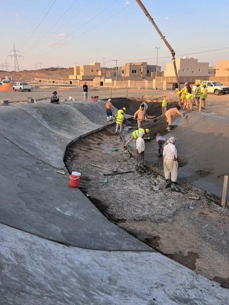 Design and construction works for the development of parks in central Hail